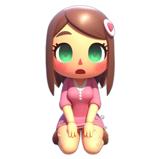 dress, face, robot, staff transparent PNG cut-out
