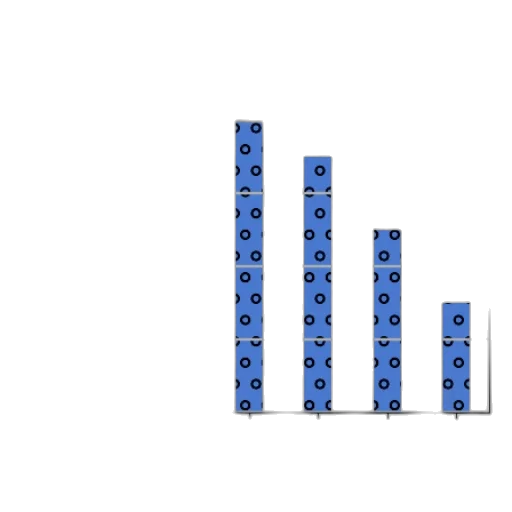 pixel art, 3d render, blue, bar transparent PNG cut-out