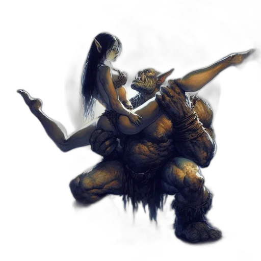 creature, concept art, fantasy art, comic book art transparent PNG cut-out
