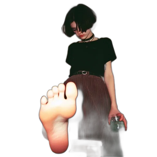 shoes, dress, face, mask transparent PNG cut-out