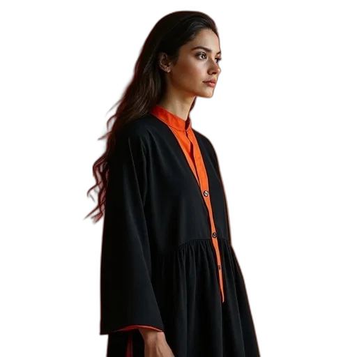 dress, staff, jacket, dark transparent PNG cut-out
