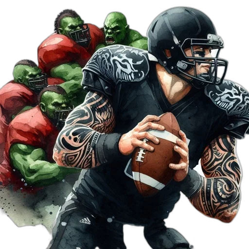 fantasy art, photorealistic, concept art, athlete transparent PNG cut-out