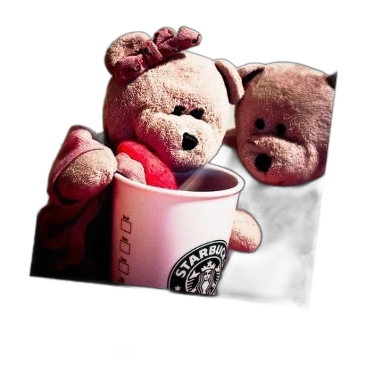 photorealistic, 3d render, two, teddy transparent PNG cut-out