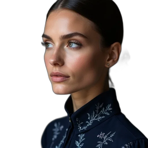 face, dress, jewelry, jacket transparent PNG cut-out