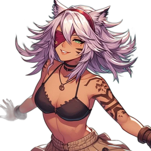 staff, dragon, anime, pixel art transparent PNG cut-out