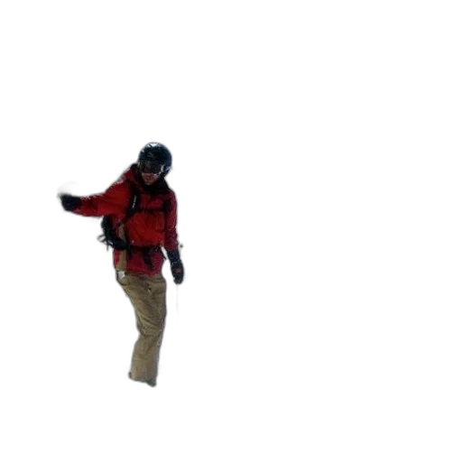 jacket, staff, creature, robot transparent PNG cut-out