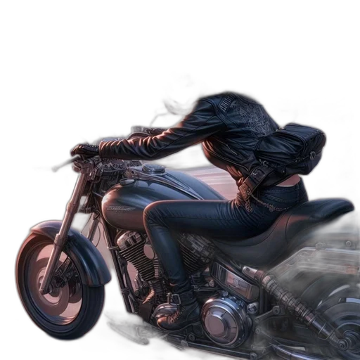 hair, jacket, dragon, creature transparent PNG cut-out