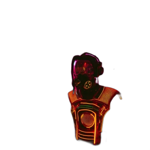 robot, mask, staff, jewelry transparent PNG cut-out