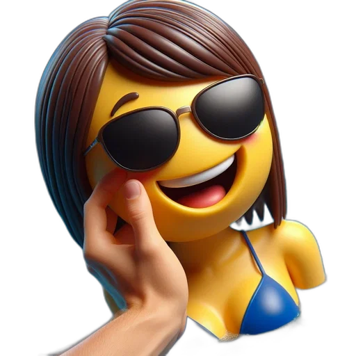 face, mask, 3d render, cartoon transparent PNG cut-out
