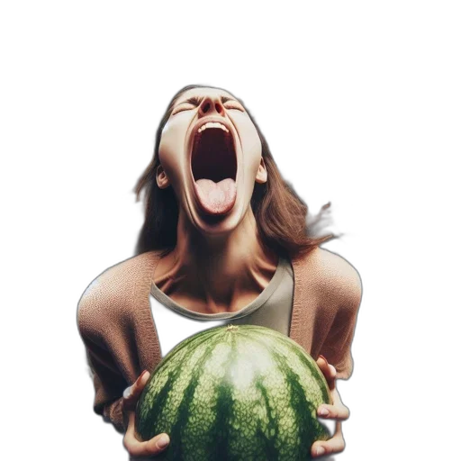 face, food, mask, creature transparent PNG cut-out