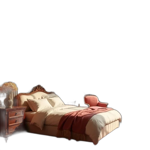 furniture, 3d render, concept art, photorealistic transparent PNG cut-out