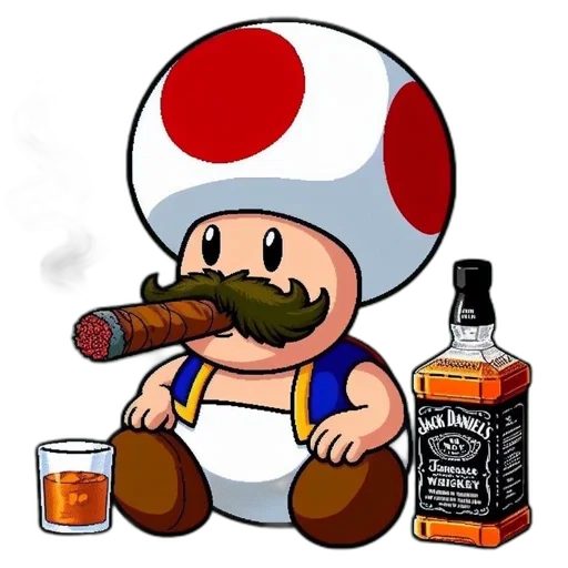 bottle, hat, weapon, pixel art transparent PNG cut-out