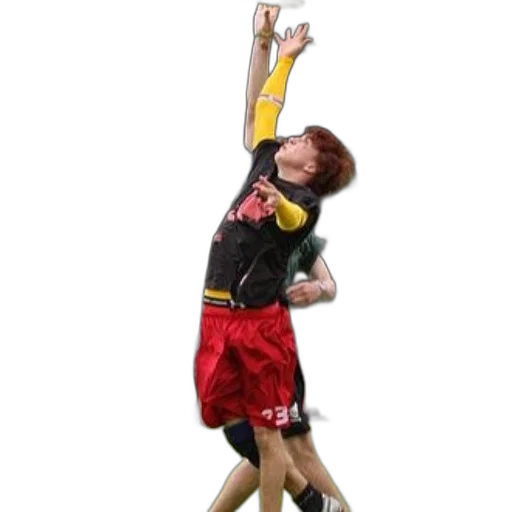 staff, person, red, shorts transparent PNG cut-out