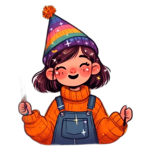 hat, jacket, staff, crown transparent PNG cut-out