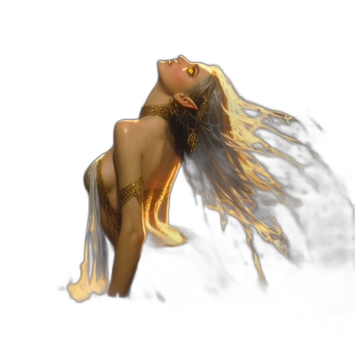 hair, creature, concept art, fantasy art transparent PNG cut-out