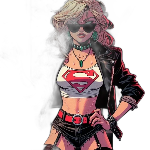 comic book art, concept art, cartoon, fantasy art transparent PNG cut-out