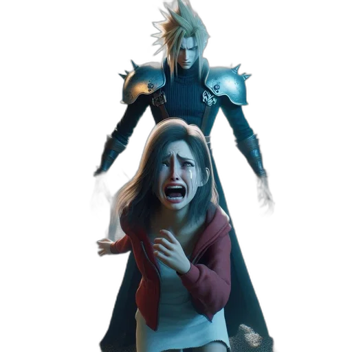 creature, jacket, concept art, 3d render transparent PNG cut-out