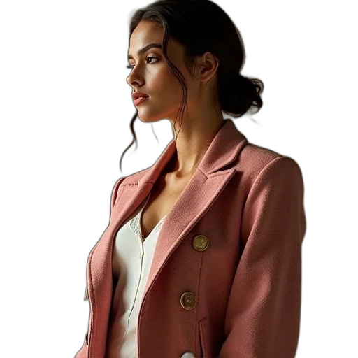 jacket, staff, jewelry, dress transparent PNG cut-out