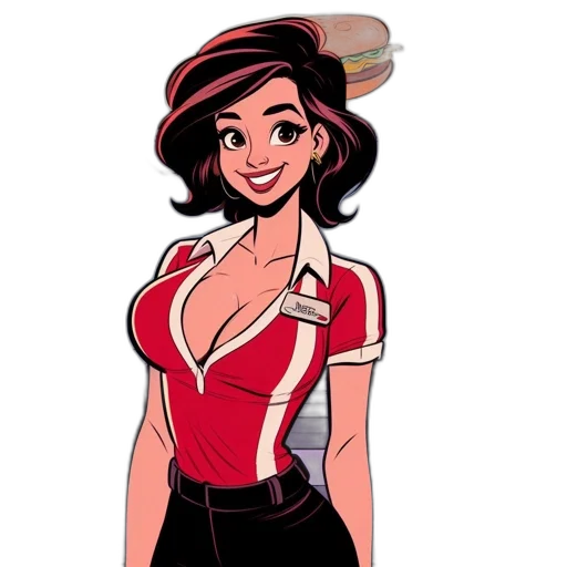 dress, staff, hat, jacket transparent PNG cut-out