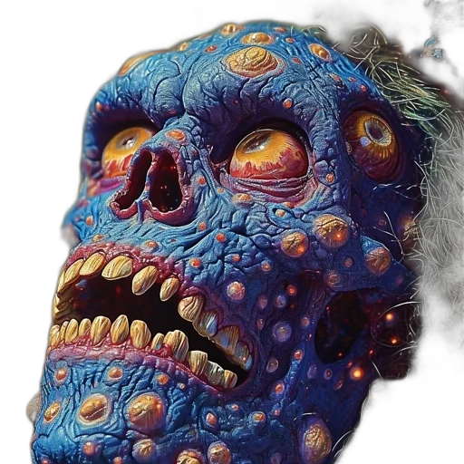 mask, face, creature, concept art transparent PNG cut-out