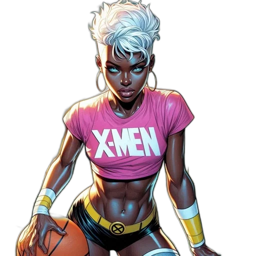 comic book art, concept art, cartoon, cyberpunk transparent PNG cut-out