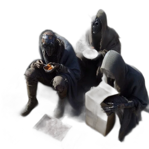 mask, food, jacket, concept art transparent PNG cut-out