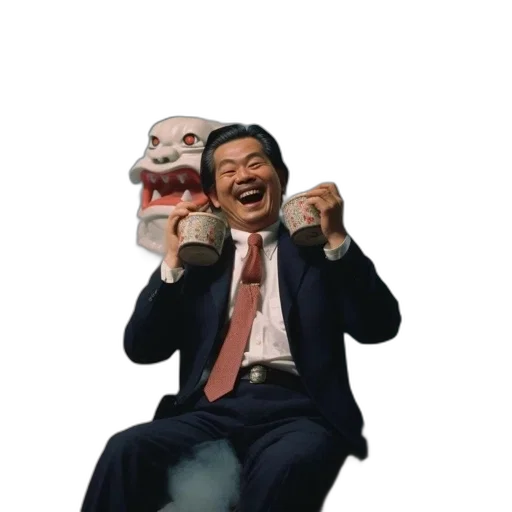 creature, mask, staff, robot transparent PNG cut-out