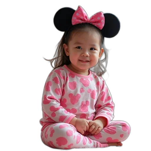 photorealistic, minnie, mouse, set transparent PNG cut-out