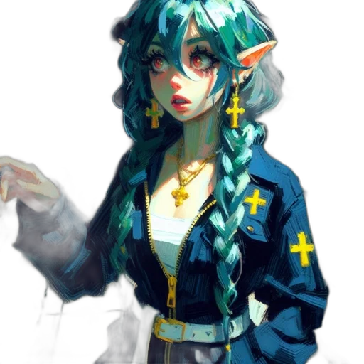 staff, jewelry, jacket, dragon transparent PNG cut-out
