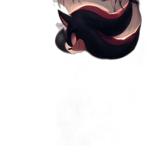 mask, creature, staff, hair transparent PNG cut-out