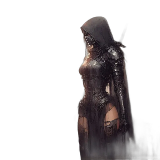 dress, sword, mask, weapon transparent PNG cut-out