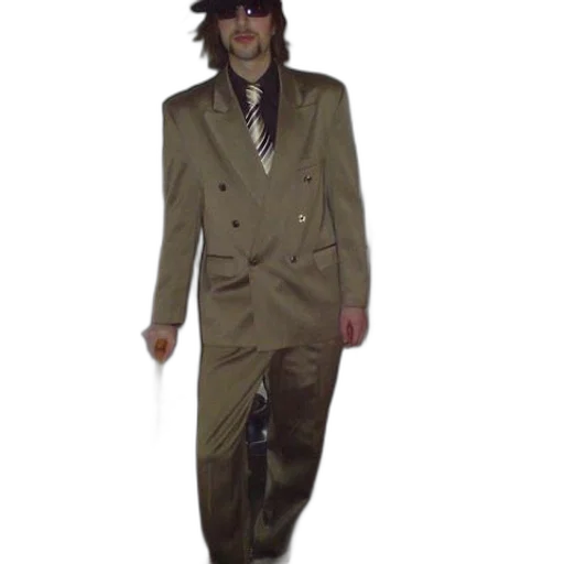 jacket, hat, staff, creature transparent PNG cut-out