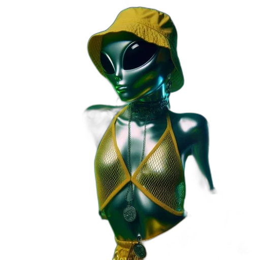 robot, mask, dress, jewelry transparent PNG cut-out