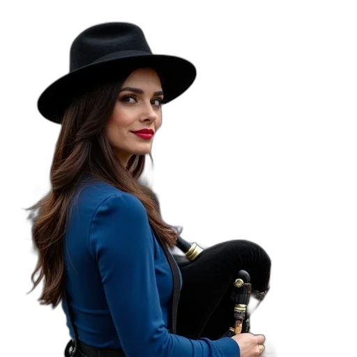 hat, jacket, crown, woman transparent PNG cut-out