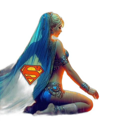 dress, comic book art, fantasy art, concept art transparent PNG cut-out