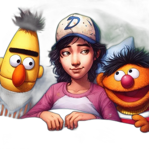 concept art, photorealistic, cartoon, 3d render transparent PNG cut-out