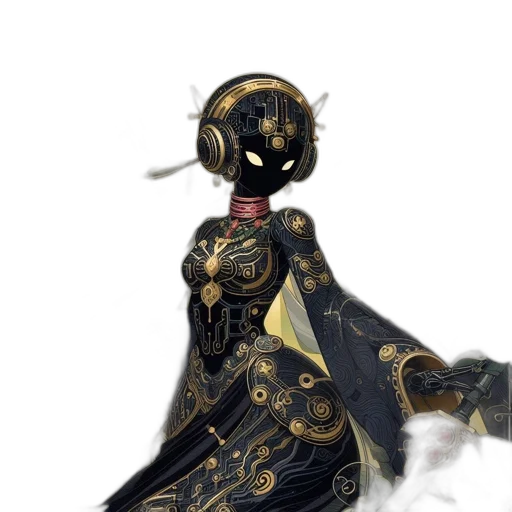 mask, crown, robot, sword transparent PNG cut-out