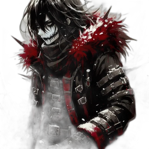 mask, sword, weapon, jacket transparent PNG cut-out