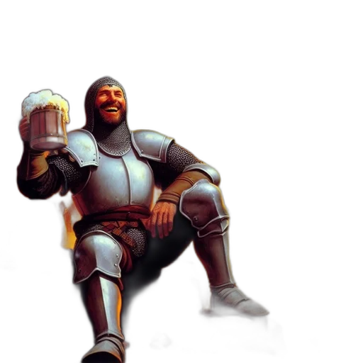 robot, sword, weapon, bottle transparent PNG cut-out