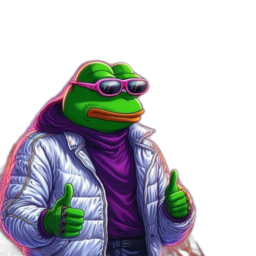 jacket, face, creature, staff transparent PNG cut-out