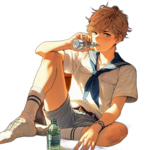 bottle, food, weapon, anime transparent PNG cut-out