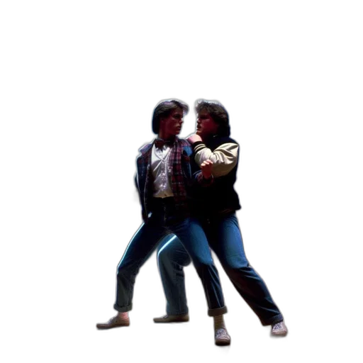 jacket, shoes, robot, hair transparent PNG cut-out