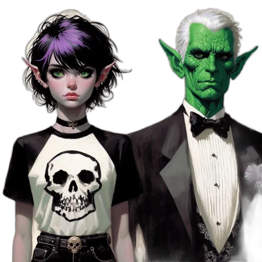concept art, fantasy art, comic book art, pixel art transparent PNG cut-out