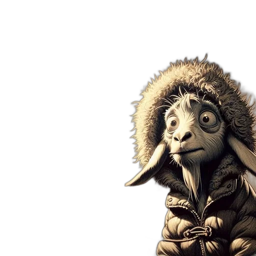 jacket, creature, mask, animal transparent PNG cut-out