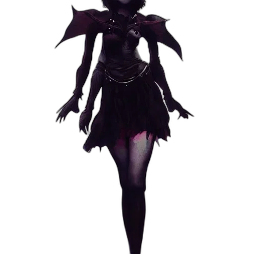 creature, staff, dress, mask transparent PNG cut-out