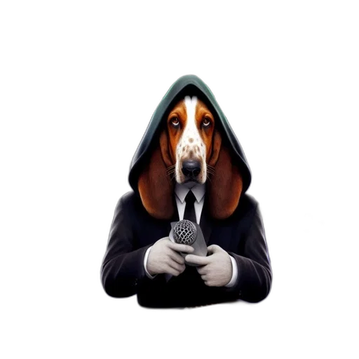 staff, jacket, weapon, animal transparent PNG cut-out