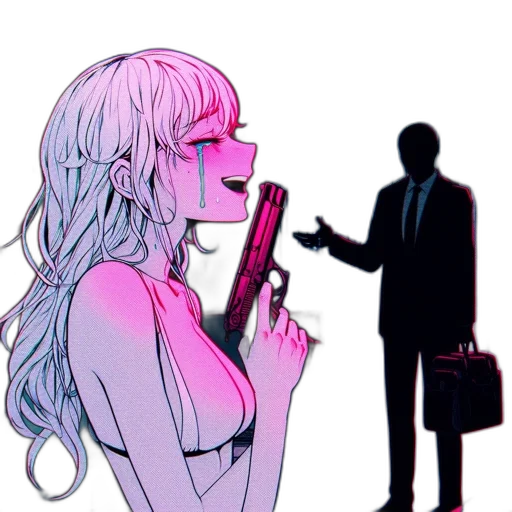 weapon, staff, dress, mask transparent PNG cut-out