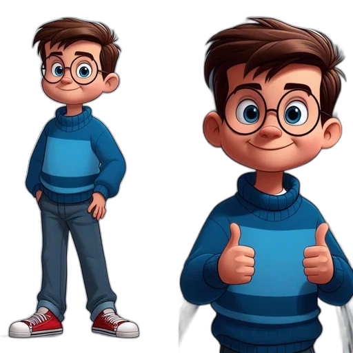 jacket, cartoon, 3d render, concept art transparent PNG cut-out