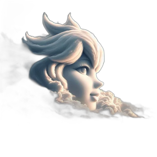 hair, face, mask, crown transparent PNG cut-out