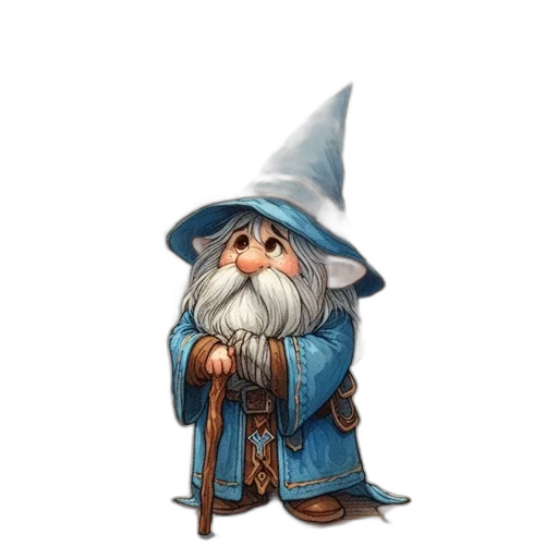 staff, hat, fantasy art, concept art transparent PNG cut-out
